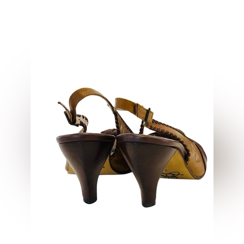 John Fluevog served and be served sling back sandals - Picture 9 of 10
